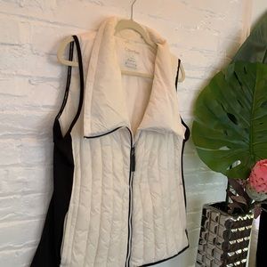 Calvin Klein Down Feather Vest- White